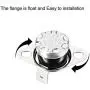 uxcell KSD301 Thermostat 120°C/248°F 10A N.C Adjust Snap Disc Temperature Switch for Microwave,Oven,Coffee Maker 2pcs