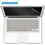 IBENZER Macbook Air 11 Inch Case Model A1370 A1465, Soft Touch Plastic Hard Shell Case Bundle with Keyboard Cover & Screen Protector for Apple Laptop Mac Air 11, Gray, A11GY+2A