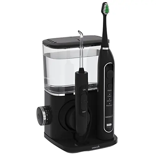 Waterpik CC-01 Complete Care 9.0 Sonic Electric Toothbrush + Water Flosser, Black, Medium Waterpik CC-01 Complete Care 9.0 Sonic Electric Toothbrush + Water Flosser, Black, Medium