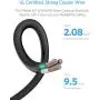 BESTEK 8-Outlet 6 Feet Extension Cord Power Strip with USB 15A 1875W Surge Protector with 5V 4.2A 4 USB Port Desktop Charging Station,600Joule,Grey