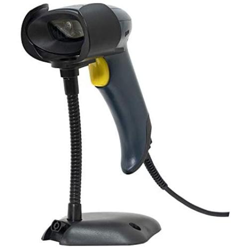 TEEMI QR Barcode Scanner with Handsfree AutoSensing Stand Handheld Automatic USB Wired 1D 2D Bar Codes Reader