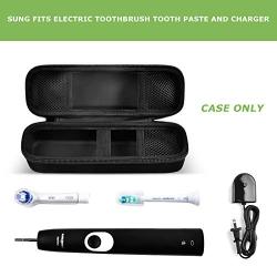 Case Compatible with Philips Sonicare HX6810/50 ProtectiveClean 4100/5100/6100/6500/7500 Rechargeable Electric Toothbrush, fits for Oral-B Braun 7500/9600/9300/Pro 1000 - Organizer Storage Bag
