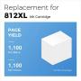 MYCARTRIDGE Remanufactured Ink Cartridge Replacement for Epson 812XL 812 XL T812XL Fit for Workforce Pro WF-7840 WF-7820 EC-C70 (Black, Cyan, Yellow, Magenta, 4-Pack)