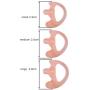 KS K-STORM Two Way Radio Ear Mold Replacement Soft Silicone Ear Insert for Acoustic Coil Tube Earpiece (Carnation, 3 Pair Large,Medium,Small)