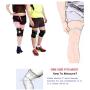 Greententljs Pair of Knee Brace Holder with Side Stabilizers - Adjustable Strap Breathable Knee Brace Patella Gel Pads for Knee Support (2Pcs Pink)