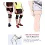Greententljs Pair of Knee Brace Holder with Side Stabilizers - Adjustable Strap Breathable Knee Brace Patella Gel Pads for Knee Support (2Pcs Pink)