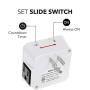 BN-LINK 12 Hour Mechanical Accurate Countdown Timer with Grounded Pin - Energy Saving for Kitchen, Phone Charger, Lamps, Security 1875W, 1/2 HP, ETL Listed