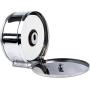 Charles Swann 9'' Commercial Stainless Steel Toilet Paper Dispenser with Forever Guarantee | Premium & Durable Jumbo Chrome Wall Mount Tissue Holder for Professional Bathroom | Hardware For Single Roll