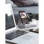 Bestand 3 in 1 Stand Holder for iPhone Mobile Phone iWatch and Charging Stand for Airpods Only, Grey (Patented, Airpods Charging Case NOT Contained)