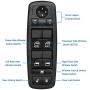 Front Driver Side Power Master Window Switch Compatible for 2009-2012 Dodge Ram 1500 2500 3500 Replace # 4602863AD 4602863AB 4602863AC