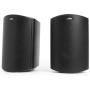 Polk Audio Atrium 6 Outdoor Speakers with Bass Reflex Enclosure (Pair, Black) - All-Weather Durability | Broad Sound Coverage | Speed-Lock Mounting System