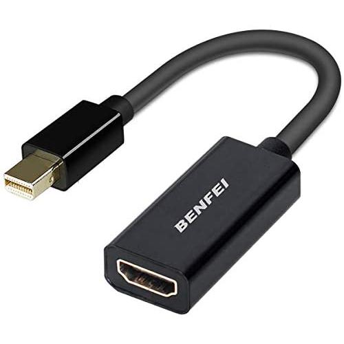 Mini DisplayPort to HDMI, Benfei Mini DP(Thunderbolt) to HDMI Converter Gold-Plated Cord Compatible for MacBook Pro, MacBook Air, Mac Mini, Microsoft Surface Pro 3/4, etc