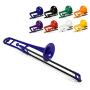 pInstrument Plastic pBone Trombone - Mouthpieces and Carrying Bag - Bb Authentic Sound for Student & Beginner - Durable ABS Construction - Blue