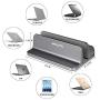 JARLINK (Upgraded Version) Vertical Laptop Stand, Desktop Stand Adjustable Laptop Holder (up to 17.3 inches) Compatible with MacBook Pro/Air, Microsoft Surface, Lenovo (Gray)