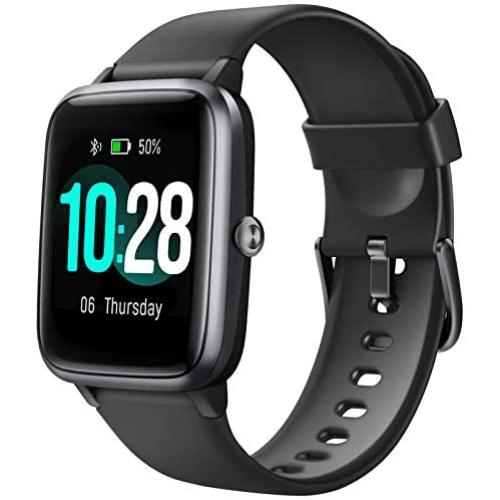 Letsfit Smart Watch, Fitness Tracker with Heart Rate Monitor, Activity Tracker with 1.3 Inch Touch Screen, IP68 Waterproof Pedometer Smartwatch with Sleep Monitor, Step Counter for Women and Men