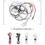 Cable Ties 7 inch, CableCreation 50PCS Reusable Fastening Organizer Cord/Tie Wrap, Nylon Adjustable Cable Management, 7 × 0.8 inch/Black