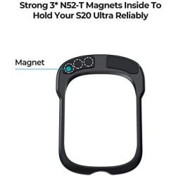 Specially Designed Form-Fitting Adapter for S20 Ultra and Note20 Ultra Compatible with PITAKA MagEZ Mount Qi and MagEZ Mount Qi Desktop Exclusive Accessories Easy to Install and Remove