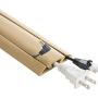 UT Wire 3-Channel Cord Protector & Concealer for Floor - 10FT - Beige