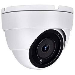 [Auido] Anpviz IP POE 3.5in Dome Outdoor 5MP Camera(Hikvision Compatible), HD Onvif Security Camera with Microphone, Indoor Outdoor Wide Angle 2.8 mm Lens IP66 Weatherproof Night Vision White Camera