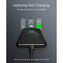 Anker New Nylon USB-C to Lightning Charging Cord for [6ft MFi Certified] for iPhone 12/11 Pro/X/XS/XR / 8 Plus, Supports Power Delivery (Black)