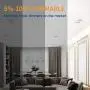 Amico 12 Pack BR30 LED Bulb 9W=65W, 5000K Daylight, 650 LM, E26 Base, Dimmable, Indoor Flood Light for Cans - UL & Energy Star