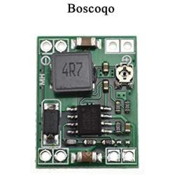 Boscoqo Mini MP1584RN DC-DC Buck Converter Adjustable Voltage Regulators Step Down Module Board 5 Pack from 12V to 5V 3.3V from 24V to 12V 9V 5V 3V Stable Output 3A Power Led Battery Cooling Fans