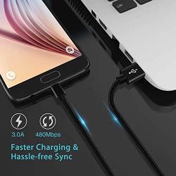 3A Fast Charger Cable Cord for Samsung Galaxy A21 A11 S20 Plus Ultra 5G A10E A20 A50/S10E S10,Nokia C2 Tava/C2 Tava/C5 Endi,Moto G Power/G Stylus Motorola Z3 Z5 Z4 USB Type C Charging Phone Wire 6-6FT