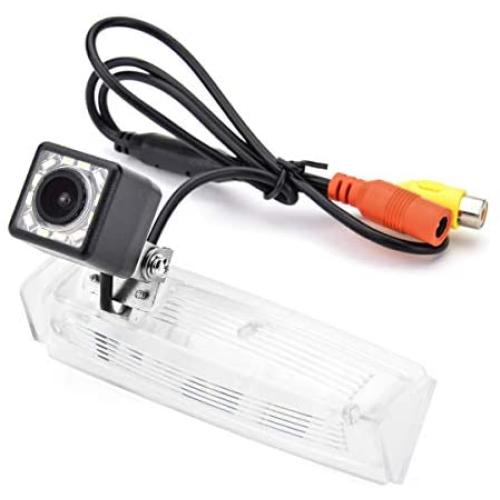 aSATAH 12 LED Adjustable Angle Car Rear View Camera for Lexus IS300 IS200 ES300 ES330 GS300 GS400 GS430 LS430 HS250h CT200h &Vehicle Camera Waterproof Reversing Backup Camera (12 LED Adjustable Angle)