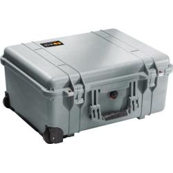 Pelican 1560 Camera Case With Foam (Silver)