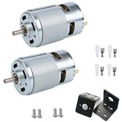 775 DC Motor DC 12V - 24V Max 10000RPM - 20000RPM Ball Bearing Large Torque High Power Low Noise Gear Motor Electronic Component Motor 2pcs