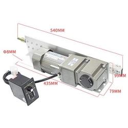 BEMONOC High Torque 120W Linear Actuator AC Electric Motor Speed Controller kits 110V/220V Can be Choosen High Torque Geared Motor Stroke 160mm/6.3inch Low Speed 7.5RPM for Spraying Machine