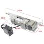 BEMONOC High Torque 120W Linear Actuator AC Electric Motor Speed Controller kits 110V/220V Can be Choosen High Torque Geared Motor Stroke 160mm/6.3inch Low Speed 7.5RPM for Spraying Machine