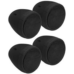 BOSS Audio Systems MCBK475BA Motorcycle Speaker Sound System - Bluetooth, Amplified, Weatherproof, 3 Inch Speakers, Volume Control, Also Use with ATVs and UTVs