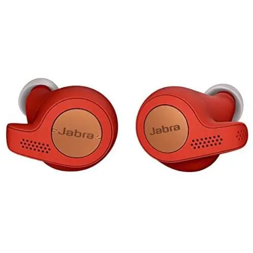 Jabra Elite Active 65t Earbuds – True Wireless Earbuds with Charging Case, Copper Red – Bluetooth Earbuds with a Secure Fit and Superior Sound, Long Battery Life and More