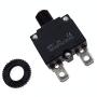 Yoiilnz 2Pcs 125-250VAC 32VDC Push Button Circuit Breaker 3Amp Thermal Overload Protector Manual Reset Thermal Circuit Breaker 3A Fuse