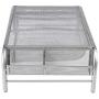Mind Reader 2MESHMON-SIL Metal Mesh Stand and Desk Organizer with Drawer, Monitor Riser, Silver-2 Pack