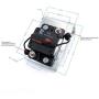 parts PTT 25 Amp / 12V- 48VDC,Waterproof Circuit Breakers with Manual Reset Resettable Fuse) in line fuse holder switch for Boat Marin RV Caravan Battery Motor Trailer Bus Truck