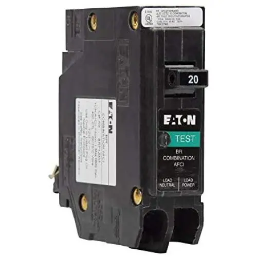 Cutler-Hammer BRP115AF Eaton 15 amps Combination AFCI Single Pole Circuit Breaker, Black