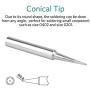 GeToo ST Series Soldering Tip for Weller WLC100, WP25, WP30, SP40L,SP40N and WP35 Irons Tips, Set of 5 Shapes