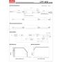 MW Mean Well LPF-60D-20 20V 3A 60W Single Output LED Switching Power Supply with PFC