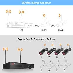 [Expandable 8CH+1TB HDD] ANRAN Wireless Home Security Camera System, 1080P 8 Channel NVR Surveillance System with 4pcs 2K Indoor Outdoor WiFi Security IP Camera,Night Vision, Motion Alert,Remote View