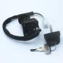 KIPA Key Ignition Switch For KAWASAKI Prairie 360 KVF360 KVF 360 4x4 2003-2012, KLF300 B17 BAYOU 300 2004, KFX450R 2008-2014, KVF400 Prairie 400, ATV OEM Part # 27005-1229 2-Positions