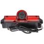 DALLUX Savana Cargo Van Brake Light Backup Camera for Transporter Chevrolet Express/GMC Savana 2003-2019/Chevy Explorer Van,3rd 170°Angle Waterproof Microphone Built-in Adjustable Lens Roof Mount Cam