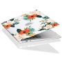 iDonzon Case for MacBook Air 13 inch A1466 A1369 2010-2017 Release, Matte Clear Hard Cover & Transparent Keyboard Cover & Screen Protector Compatible with Older Version Mac Air 13.3 inch - Red Flower