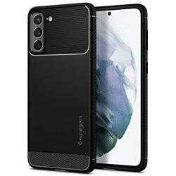 Spigen Rugged Armor Designed for Galaxy S21 Case (2021) - Matte Black