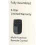 Lasko Digital Ceramic Tower Heater with Save-Smart Control, Gray