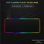 RGB Gaming Large Mouse pad,YCYCSY Professional LED Extended Black Mouse Pad,Extra Long Computer Keyboard Mouse Pads, Anti-Slip Rubber Base,Waterproof Keyboard Mouse Mat with 14 Lighting Modes