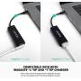 ELECJET AnyWatt USB-C MagSafe Adapter, Type-C to MagSafe 1&2 Converter, Compatible with USB C M1 MacBook Pro Air Charging (Black)