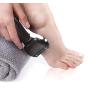 UTILYZE Most Powerful Rechargeable Electronic Foot File Wet & Dry Pedicure Tools Electric Callus Remover With Turbo-Boost Motor, 3 Rollers Included (Black)