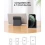 UGREEN Cell Phone Stand Holder Mobile Phone Dock Compatible for iPhone 12 Pro Max 11 SE XS XR 8 Plus 6 7 Samsung Galaxy Note20 S20 S10 S9 S8 Android Smartphone Holder Desk Adjustable Foldable Black